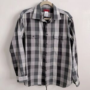 ALFANI Men’s Button Down Shirt Slim Fit, Size L